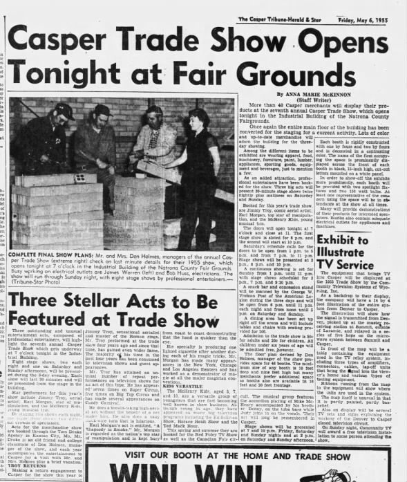 Newspaper Article Casper WY